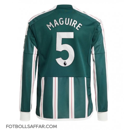 Manchester United Harry Maguire #5 Bortatröja 2023-24 Långärmad